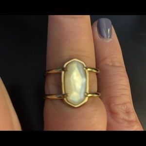 Authentic Kendra Scott Ring, Mother of Pearl, size 8